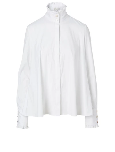 Maci Cotton-Blend Blouse