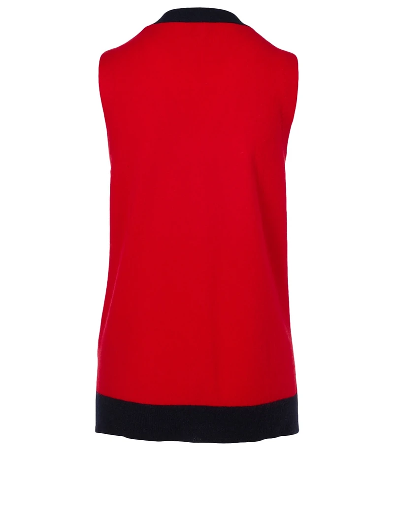 Cashmere Knit Vest
