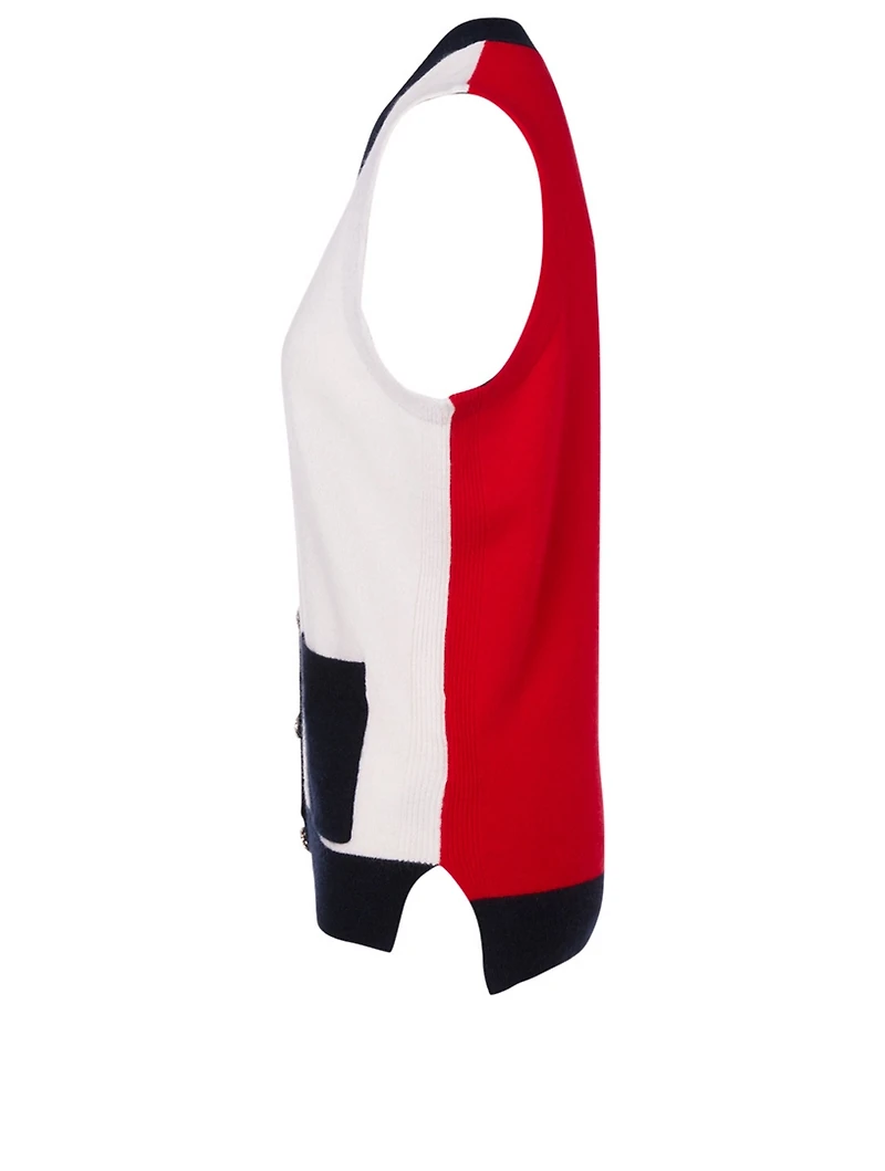 Cashmere Knit Vest
