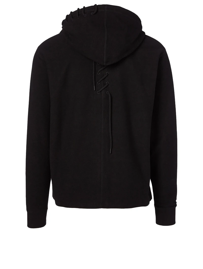 Laced Zip Hoodie