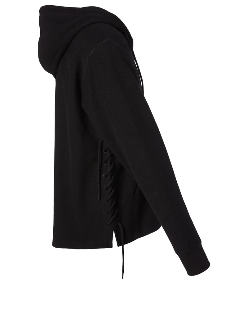 Laced Zip Hoodie