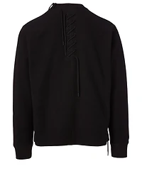 Laced Crewneck Sweatshirt