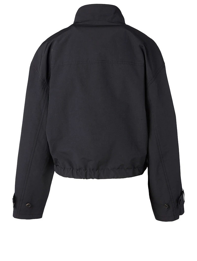 Utility Jacket With Leather Belt