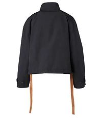 Utility Jacket With Leather Belt