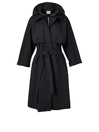 Nylon Coat With Hood