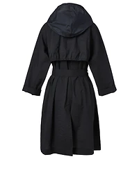 Nylon Coat With Hood