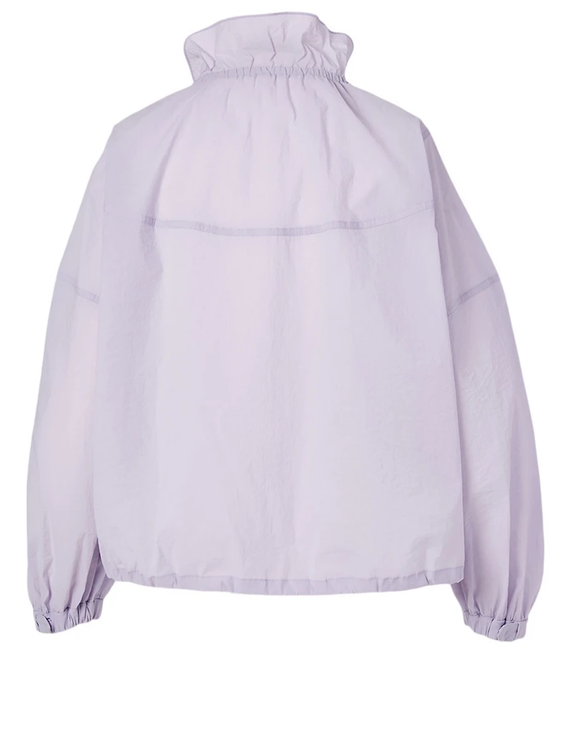 Nylon Ruffle Jacket