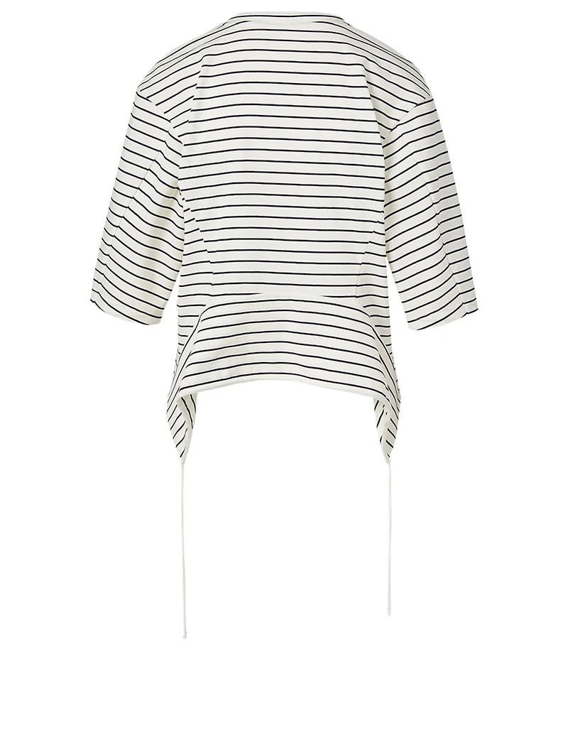 Pocket T-Shirt With Striped Print