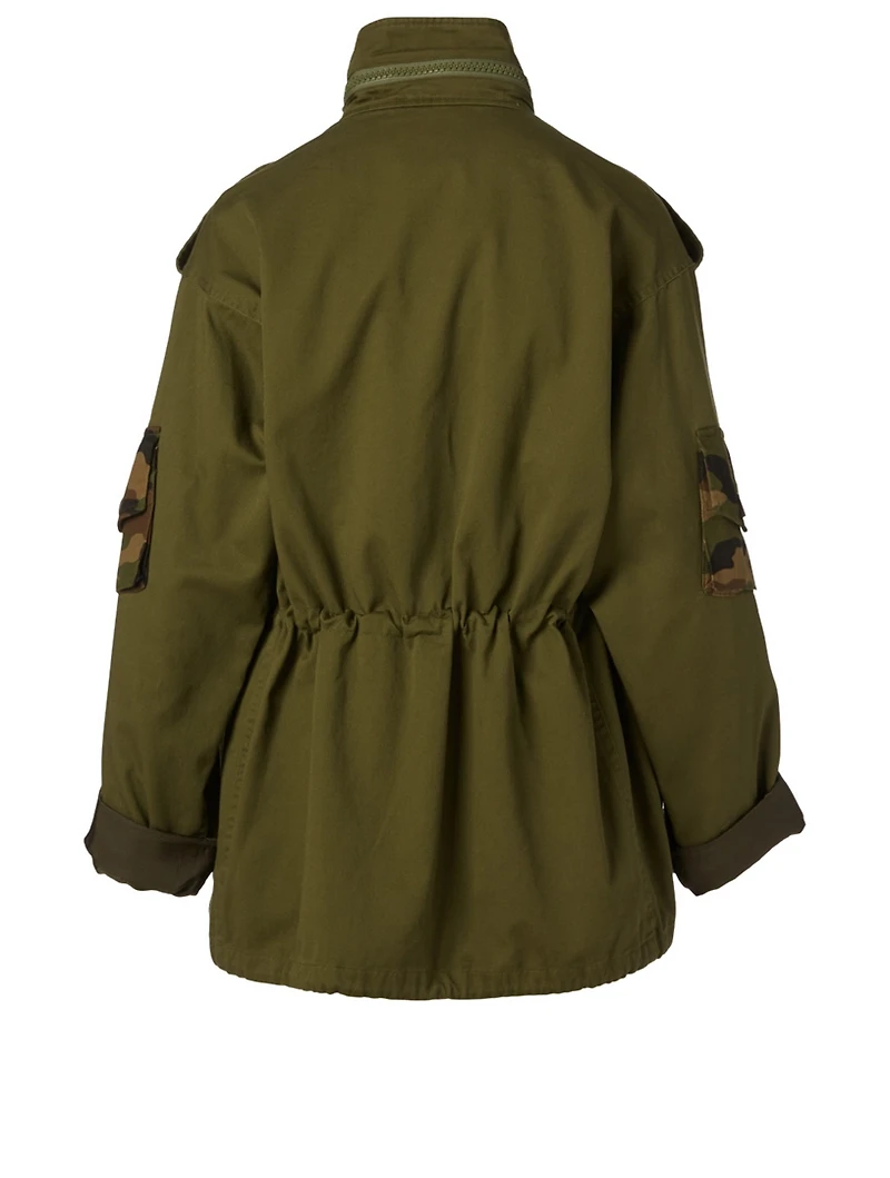 Surplus Cotton Jacket Camo Print