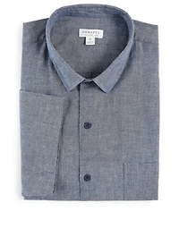 Chambray Short-Sleeve Shirt