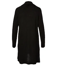 Organic Linen Crepe Stretch Long Cardigan