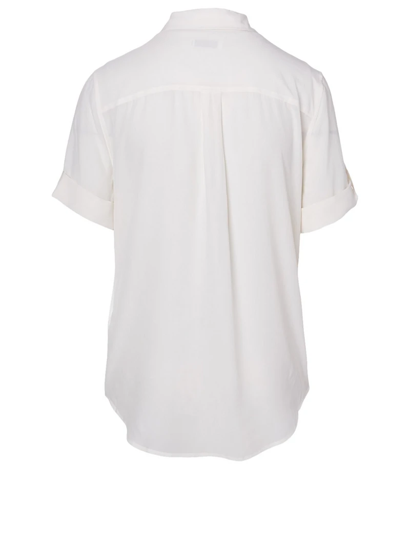 Signature Silk Slim Blouse