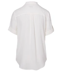 Signature Silk Slim Blouse