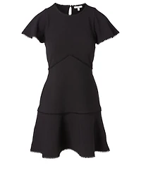 Cybele Crinkle Jacquard Mini Dress
