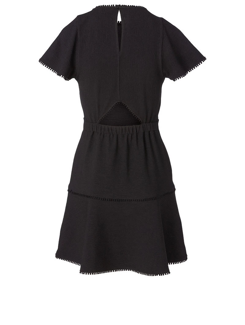 Cybele Crinkle Jacquard Mini Dress