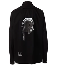 Skull Cotton Stretch Shirt