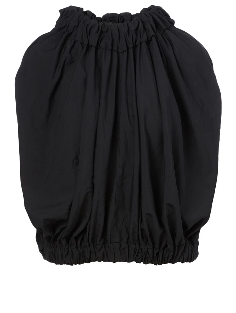 Gathered Sleeveless Top