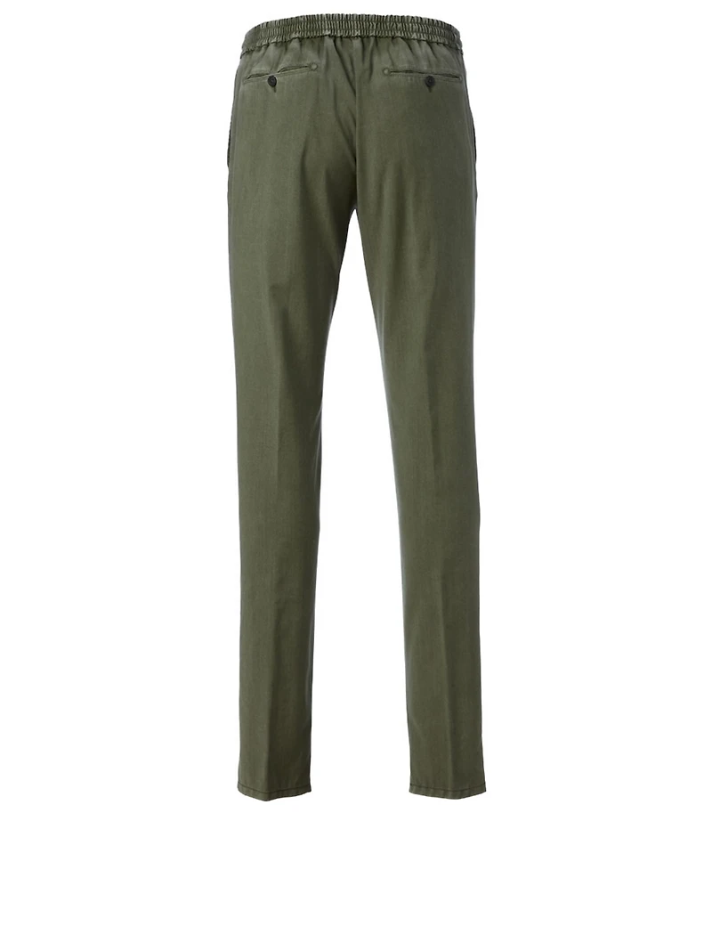 Wool Drawstring Pants