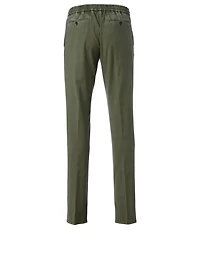 Wool Drawstring Pants