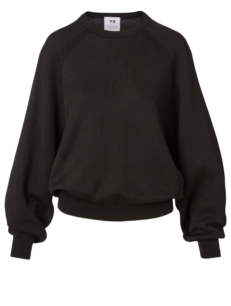 Balloon-Sleeve Sweatshirt
