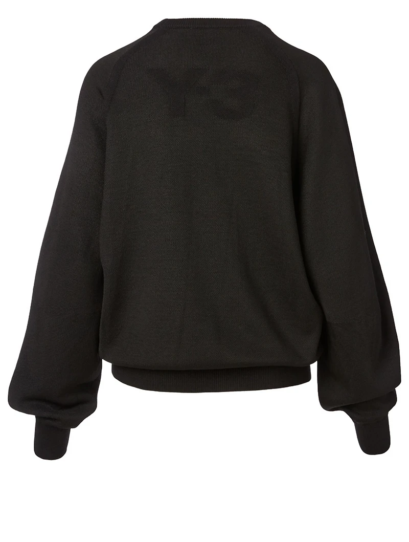 Balloon-Sleeve Sweatshirt