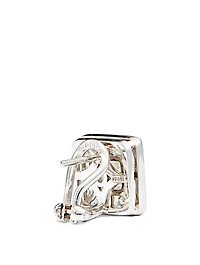 Deco Platinum Bespoke Cushion Diamond Earrings