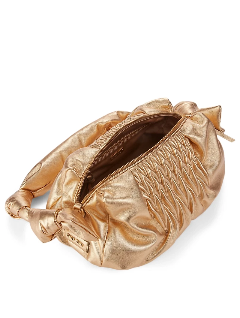Matelassé Degradé Metallic Leather Bag