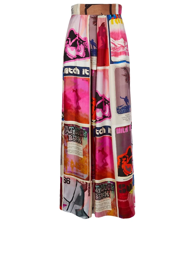 Wavelength Silk Slouch Pants