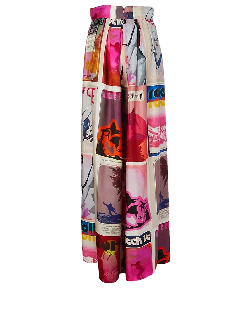 Wavelength Silk Slouch Pants