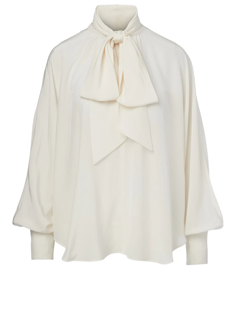 Silk Batwing Blouse