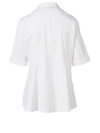 Farrell Cotton-Blend Blouse