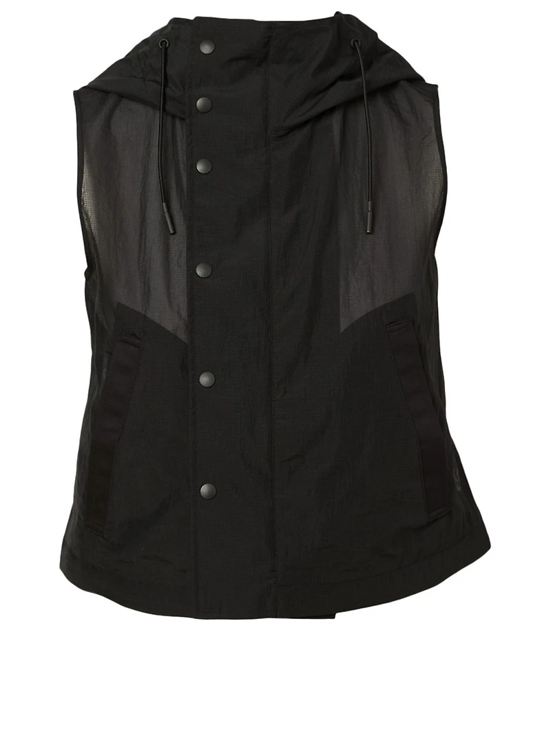 Nylon Cropped Swim Vest