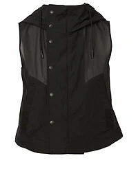 Nylon Cropped Swim Vest