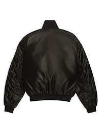 Uniform Logo Bomber Jacket