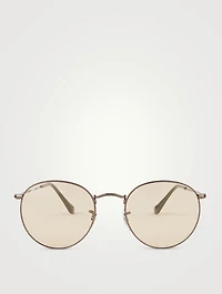 Round Metal Sunglasses Glasses