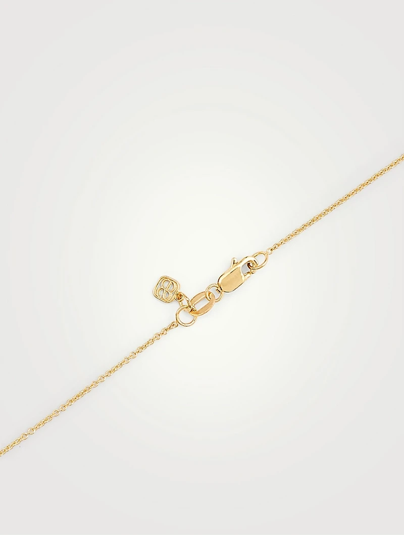 Large 14K Gold Love Necklace