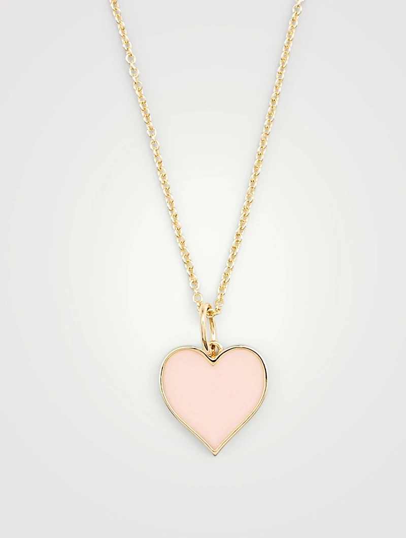 14K Gold Heart Necklace