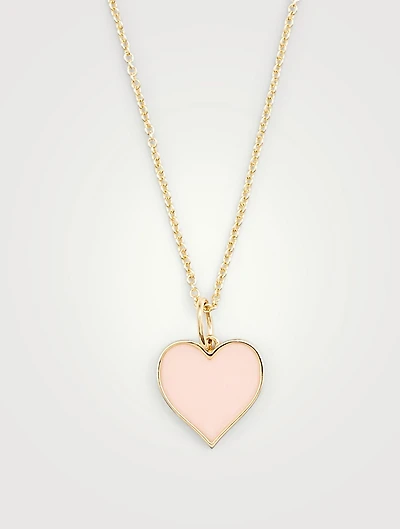 14K Gold Heart Necklace