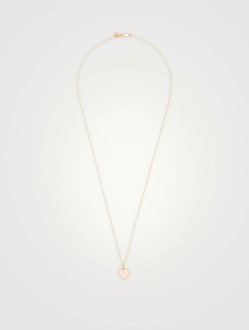 14K Gold Heart Necklace