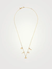 14K Gold Charm Necklace