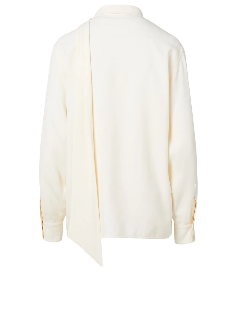 Scarf Neck Blouse