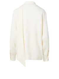 Scarf Neck Blouse
