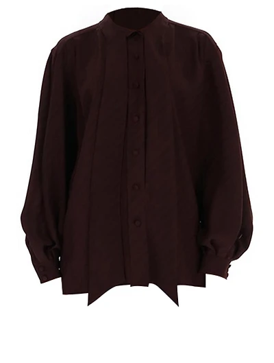 Silk Blouse With Scarf