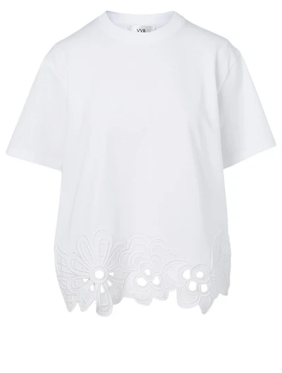 Cotton T-Shirt With Embroidery