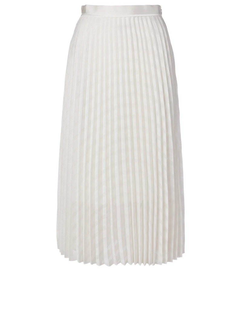 Pleated Midi Skirt