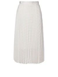 Pleated Midi Skirt