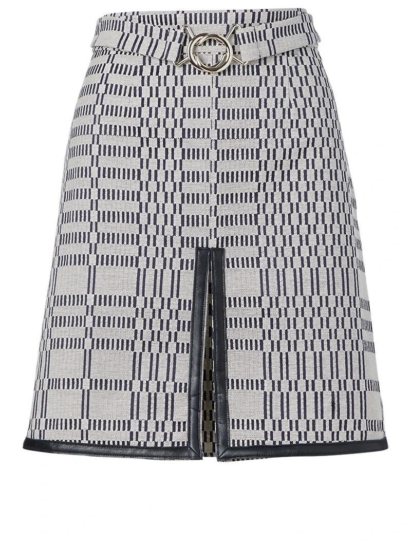 Jacquard Mini Skirt