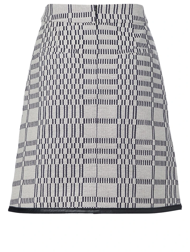 Jacquard Mini Skirt