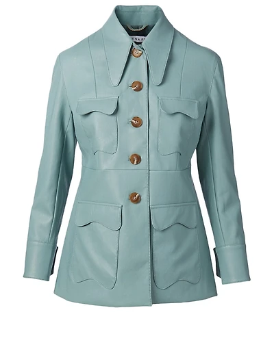 Olivia Faux Leather Jacket