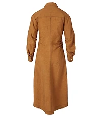 Paula Linen-Blend Dress
